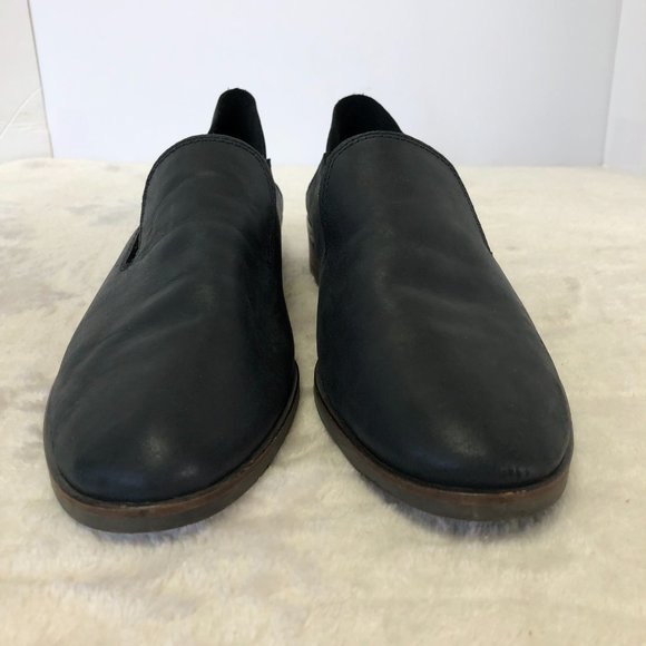 Lucky Brand Navy Cahill Leather Loafer Flat Slip On Dress Shoe Size 8.5 - Picture 3 of 14